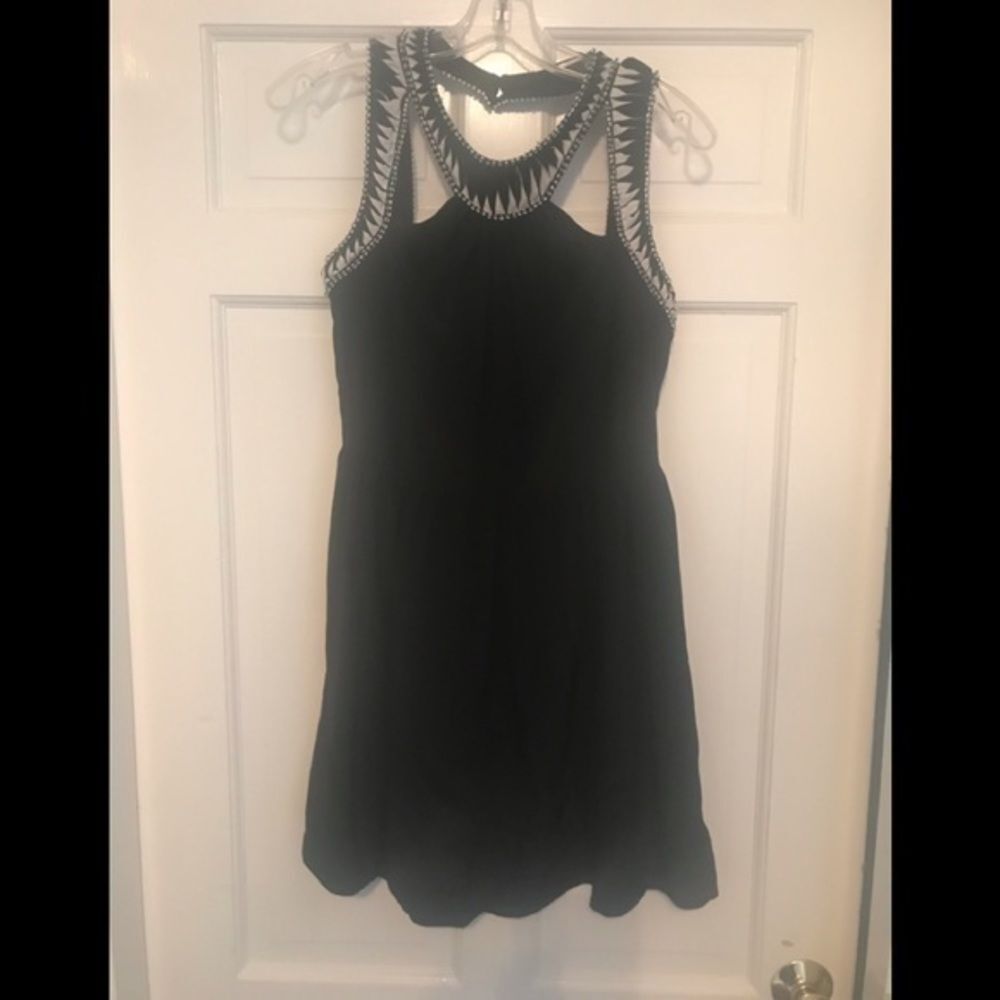 PARKER WATSON Black Silk Dress Size‎ Medium
